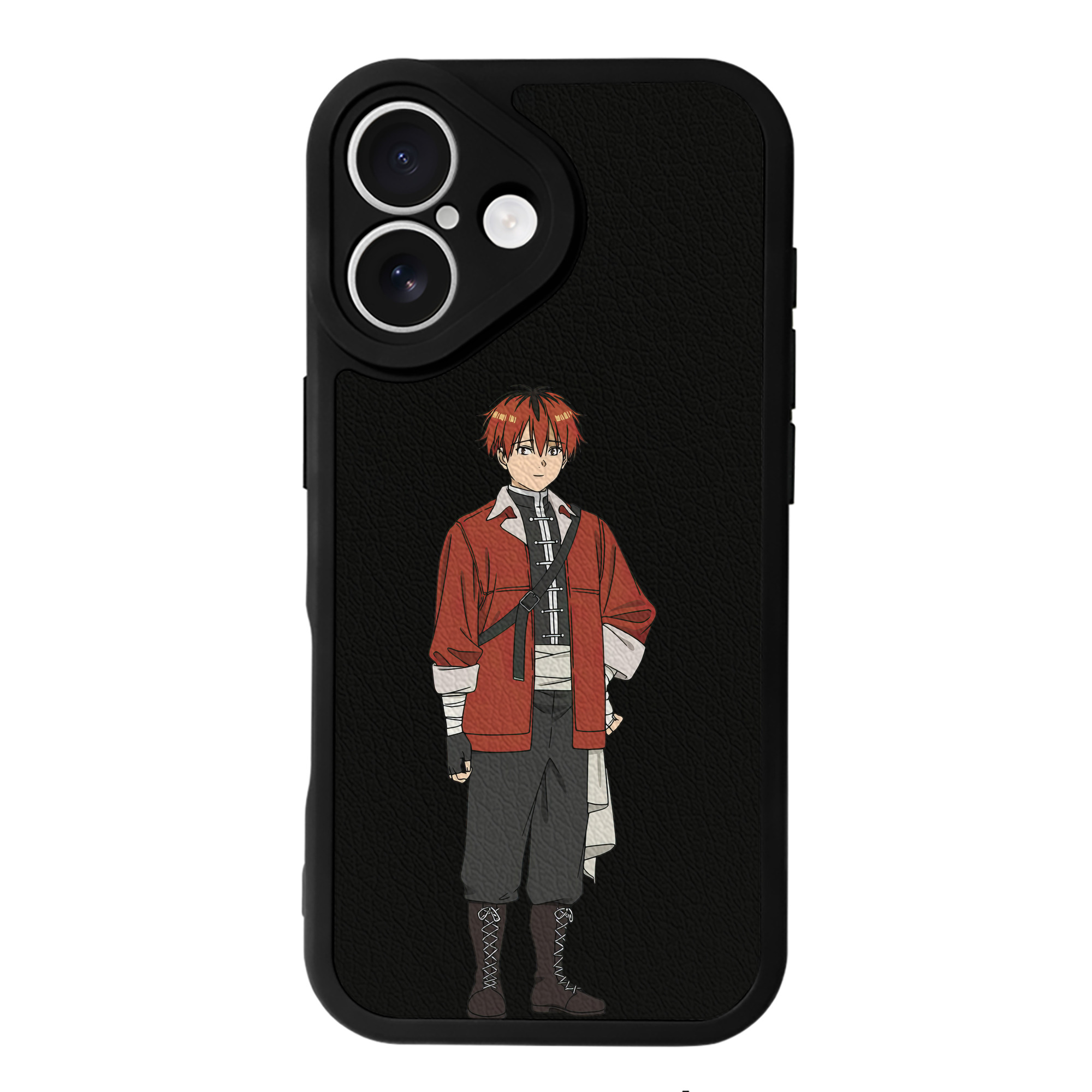 （画像用） 葬送のフリーレン Frieren 【iPhone 16シリーズ対応】シリコンスマホケース（レザー調） 材質：シリコン